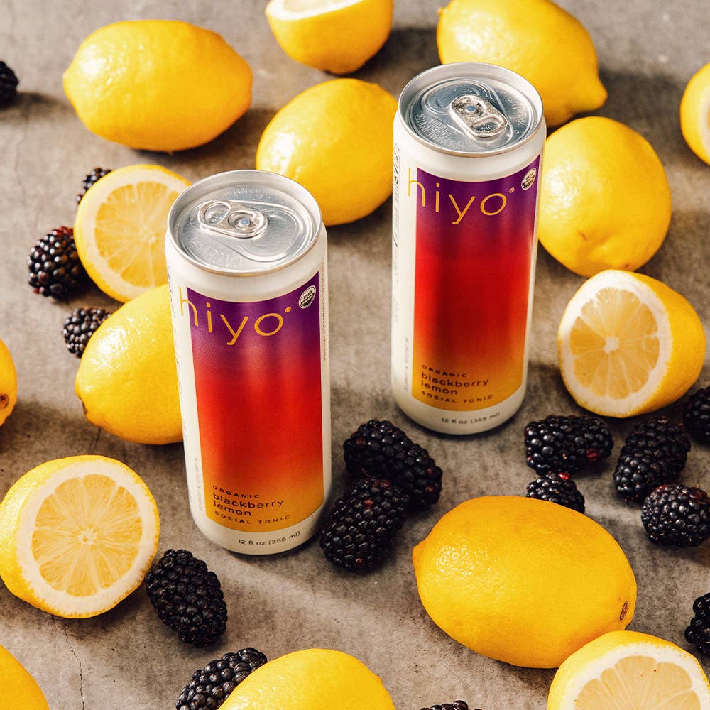 Blackberry lemon | organic social tonic | 4-packs