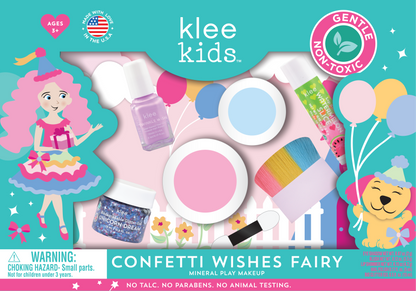 NEW! Confetti Wishes Fairy -Klee Kids Deluxe Play Makeup Kit: Confetti Wishes Fairy