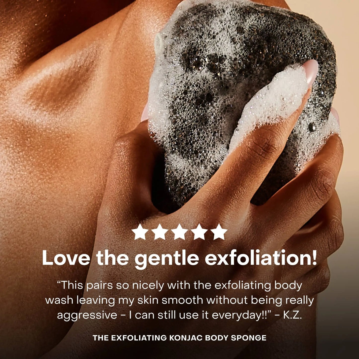 The Exfoliating Konjac Body Sponge: Single (1 Unit) Everist
