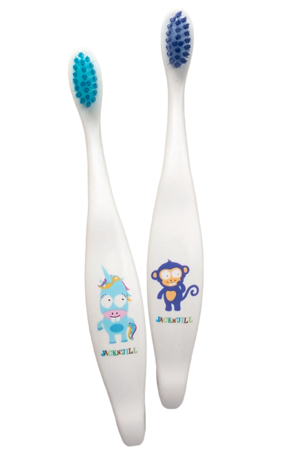 Jack N' Jill Kids Toothbrush - Assortment Unicorn & Monkey