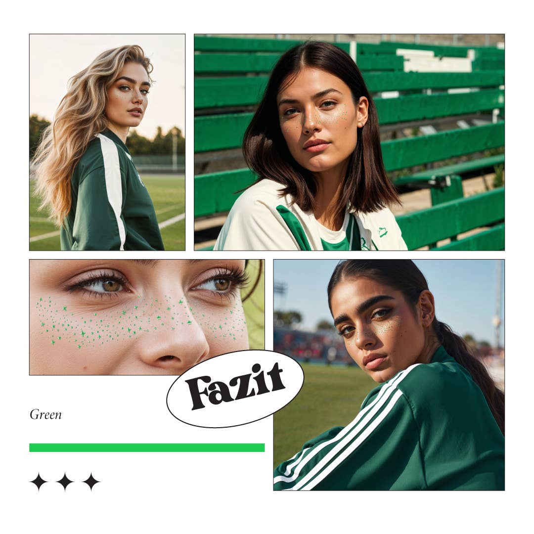 Green Spirit Speckles — School Spirit & Game Day : 6