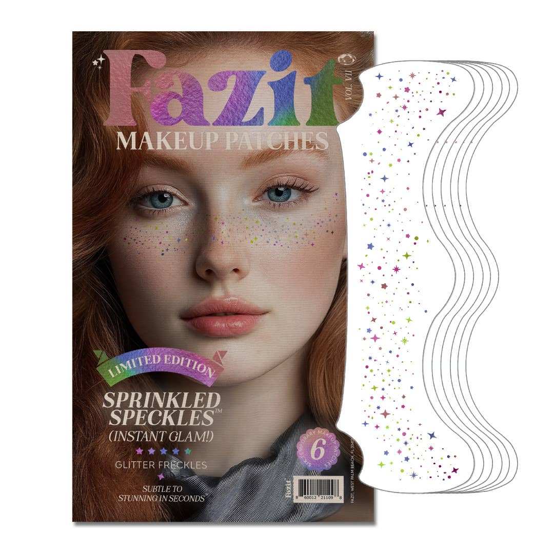 Sprinkled Speckles — Multicolored speckles makeup patches