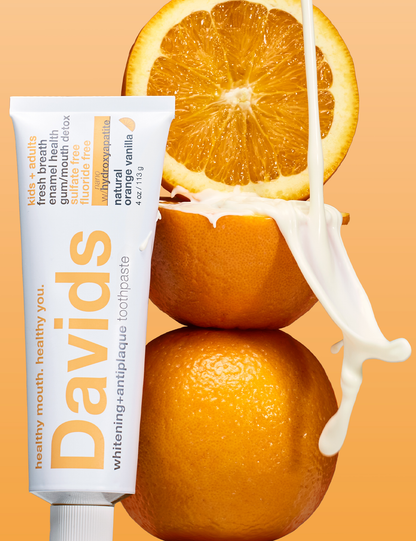 Davids kids + adults nano-hydroxyapatite / orange vanilla Davids Health Sciences, Inc