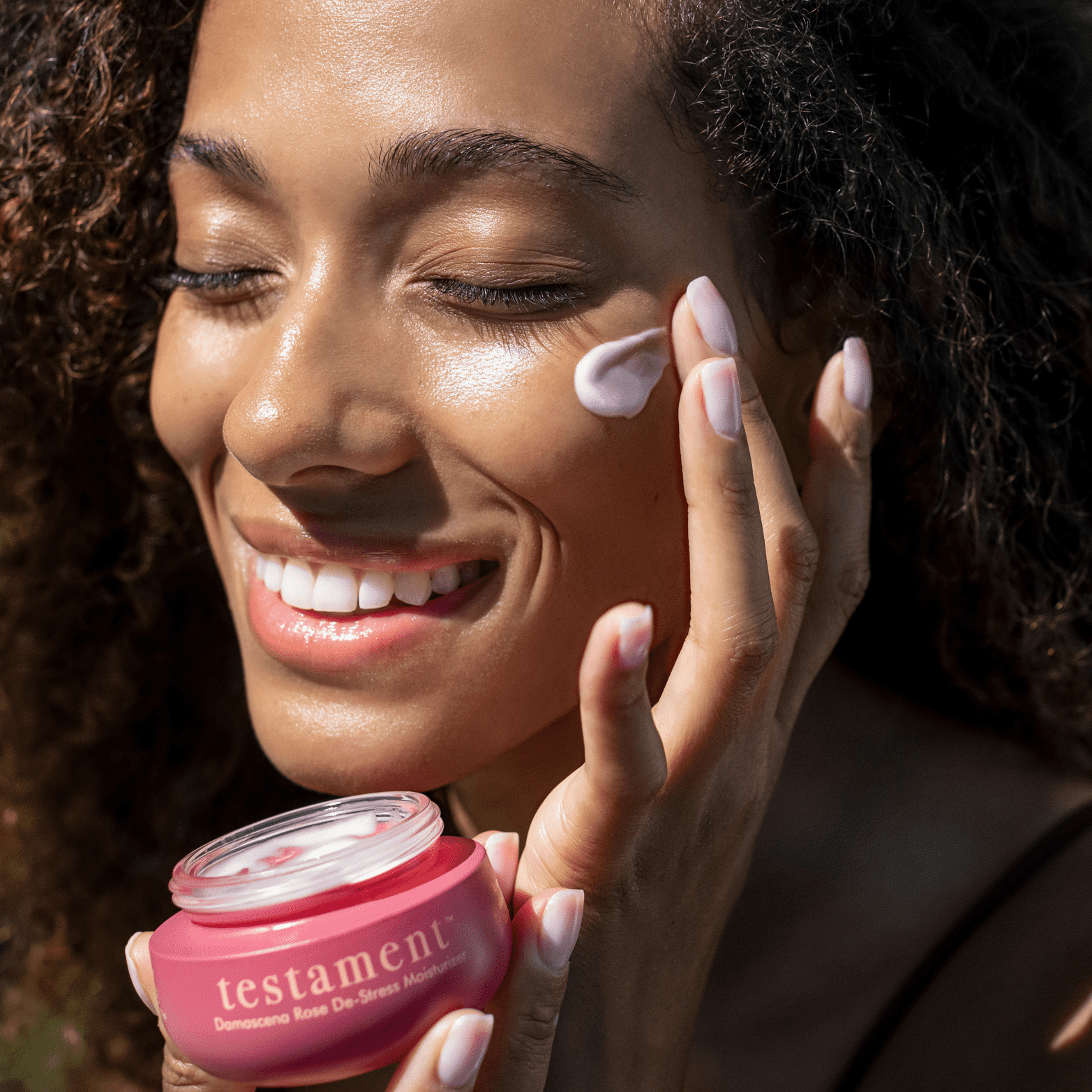 NEW! Damascena Rose De-Stress Moisturizer — Lightweight + Ca Testament Beauty