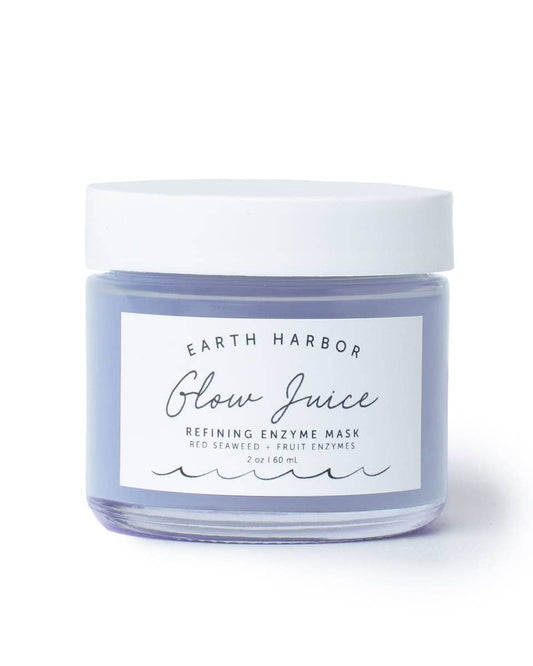GLOW JUICE Enzyme Mask: Red Seaweed + AHA/BHA + Aloe: 2 oz
