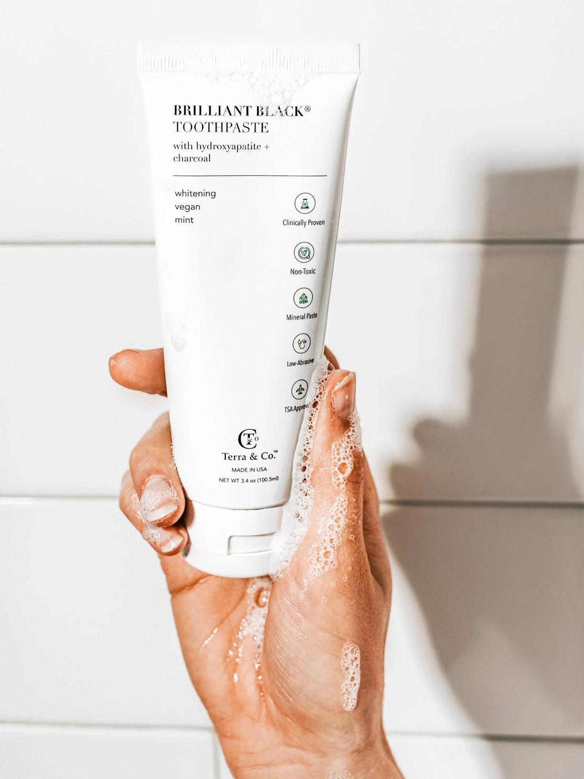Hydroxyapatite Toothpaste + Charcoal: Default Terra & Tide LLC.