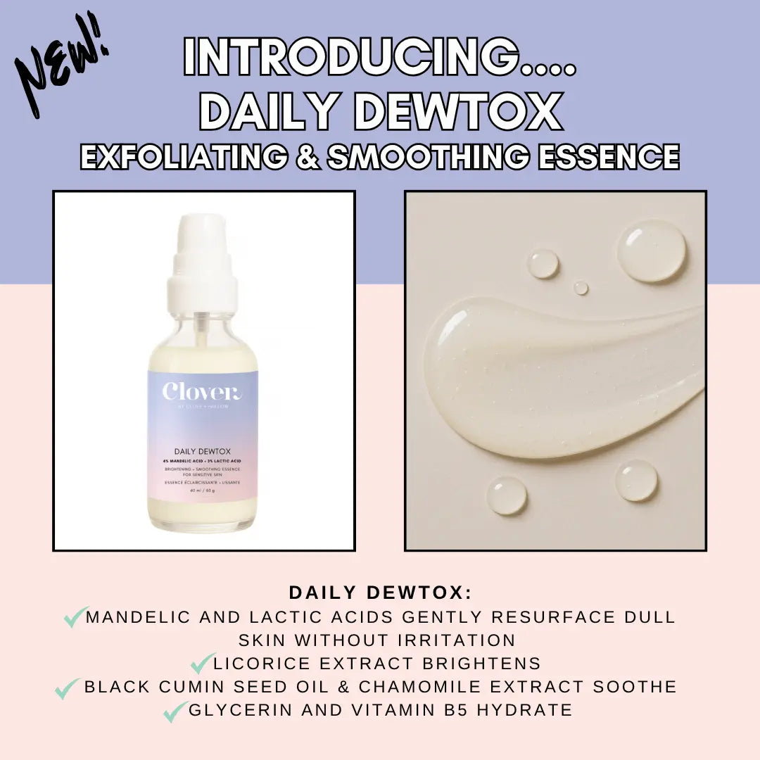 Daily Dewtox Smoothing & Brightening Essence Clover By Clove + Hallow