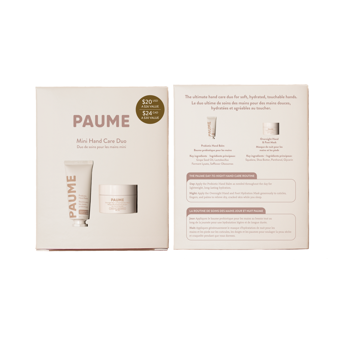 Mini Hand Care Duo Boxed Set PAUME