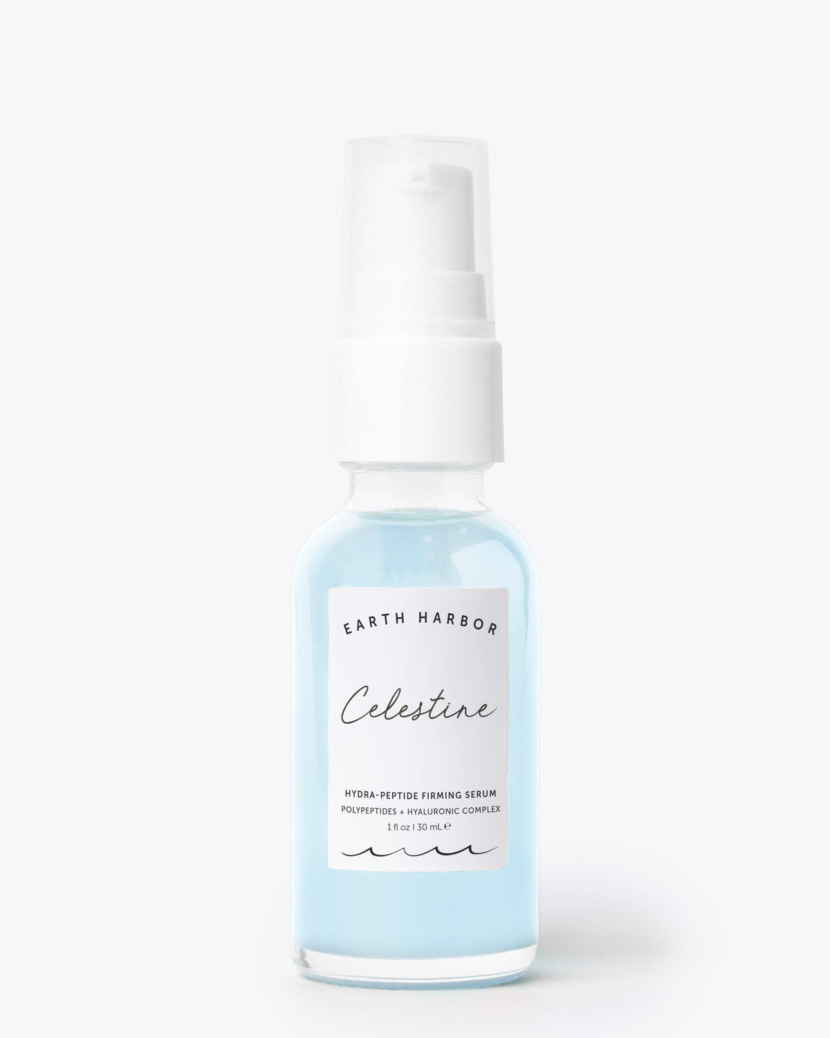 CELESTINE Hydra-Peptide Firming Serum: Hyaluronic Complex: 20ML Earth Harbor Naturals