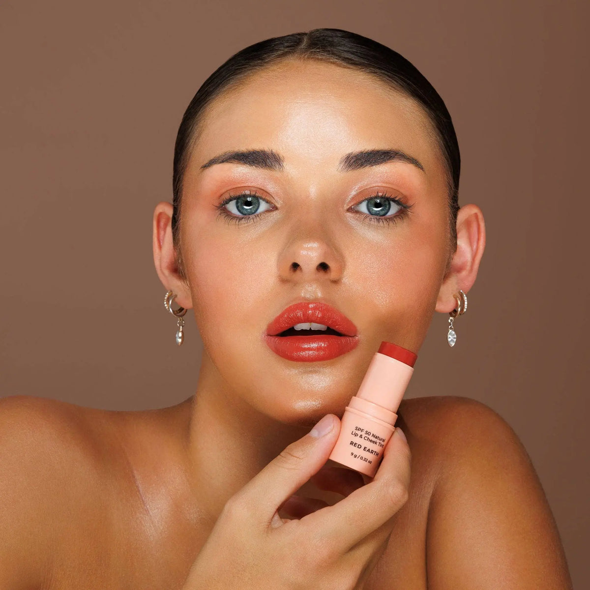SPF 50 Natural Lip & Cheek Tint: Coral Avocado Zinc