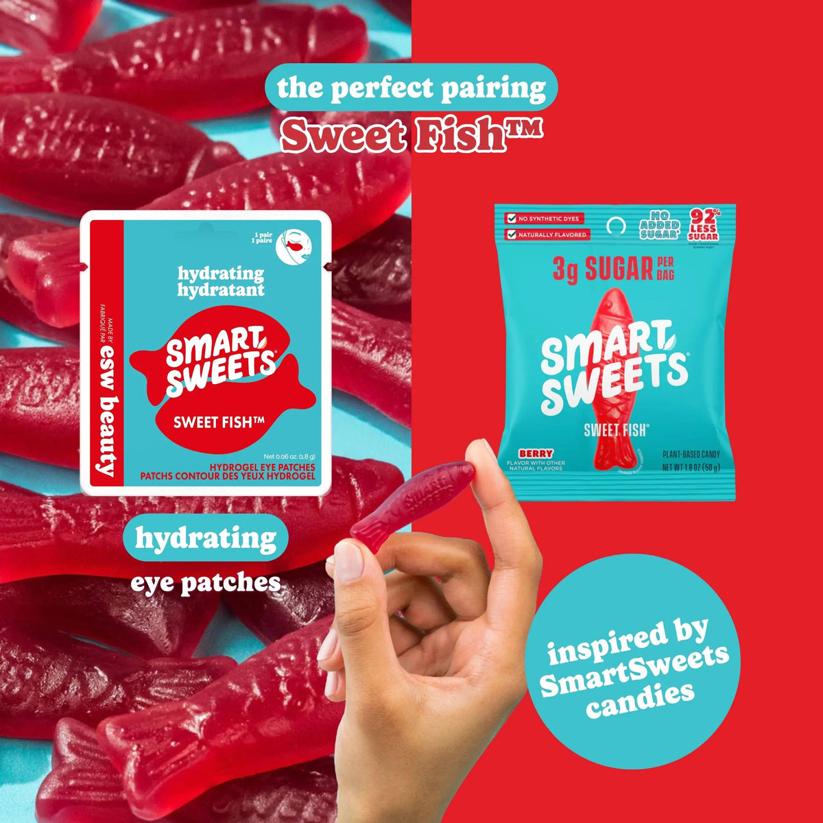 ESW x SmartSweets Hydrating Sweet Fish™ Eye Patches