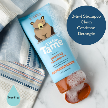 3-in-1 Baby Shampoo Cleanses, Conditions & Detangles