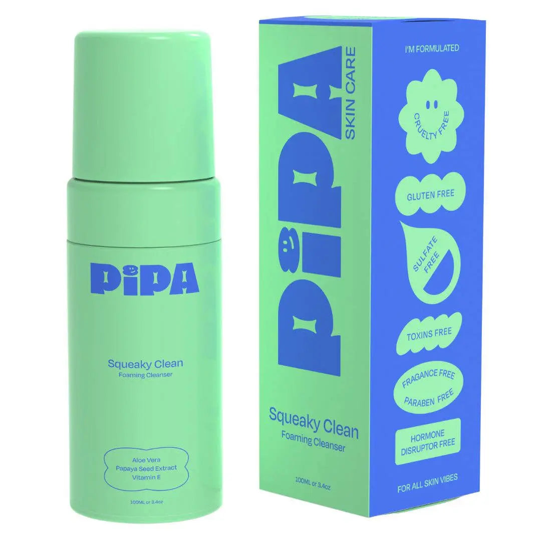 Pipa Squeaky Clean Cleanser Gentle Foam Face Wash for Kids