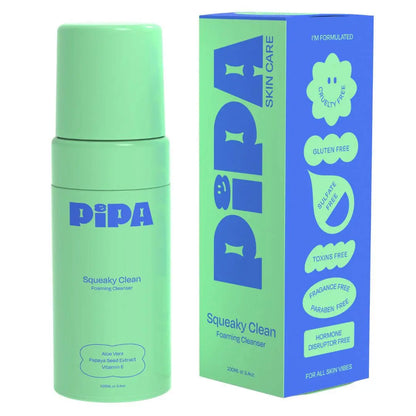 Pipa Squeaky Clean Cleanser Gentle Foam Face Wash for Kids