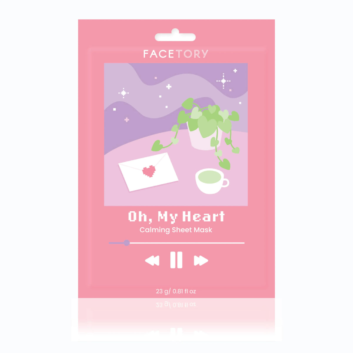 Sheet Face Mask - K-Beauty - Redness Calming - Oh My Heart FaceTory