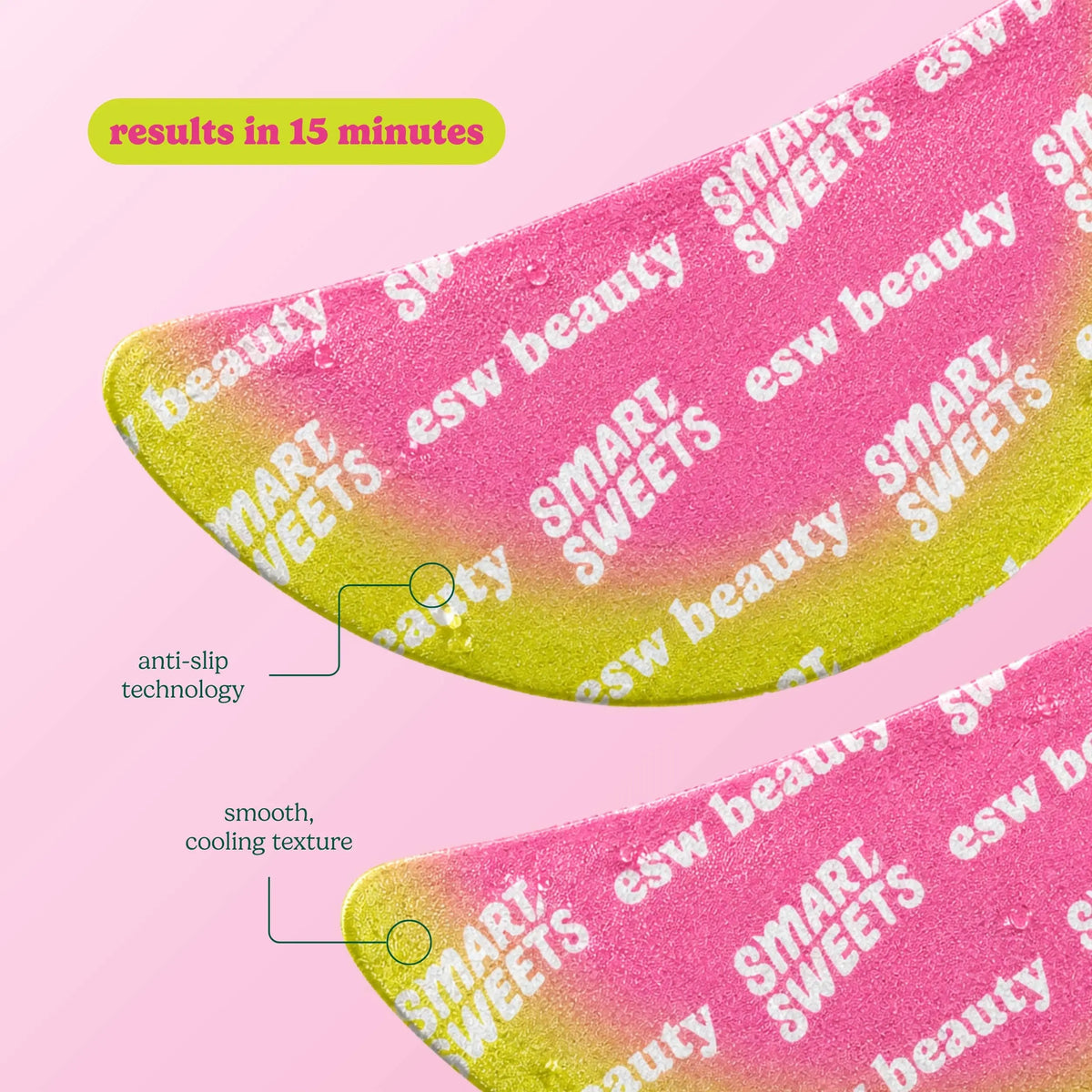 ESW x SmartSweets Rejuvenating Sourmelon Bites™ Eye Patches: 10 pc PDQ