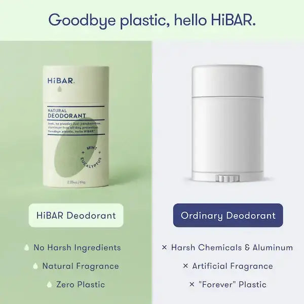 HiBAR Deodorant  Eucalyptus + Mint HiBAR