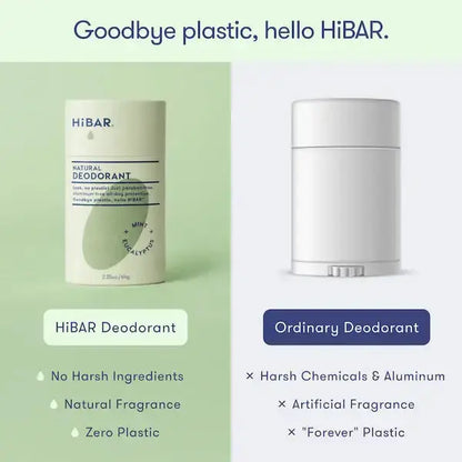 HiBAR Deodorant  Eucalyptus + Mint HiBAR