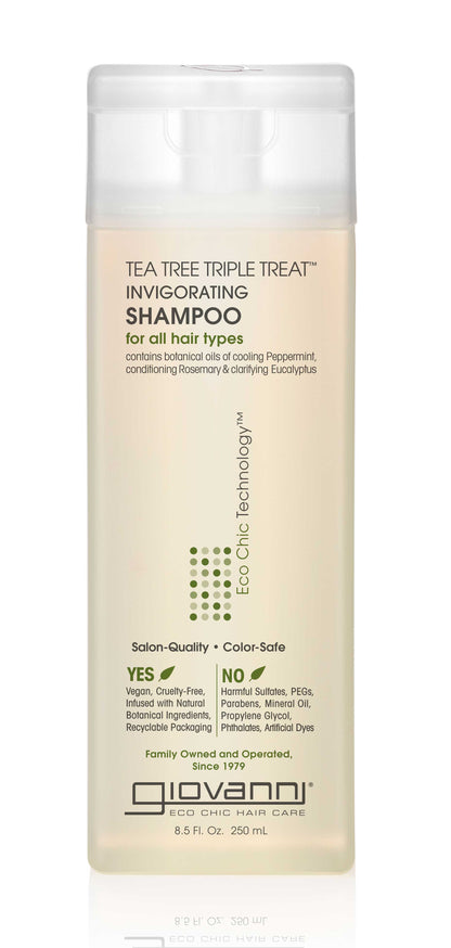 GIOVANNI Tea Tree Triple Treat Invigorating Shampoo 8.5 oz.