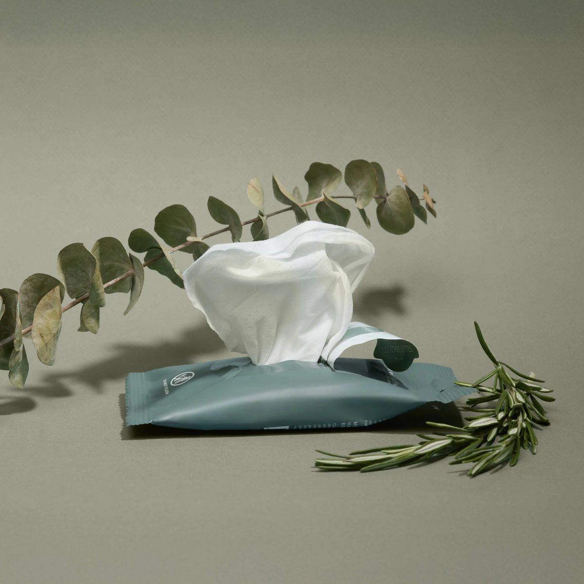 Eucalyptus Nourishing Hand Sanitizing Travel Wipes Noshinku