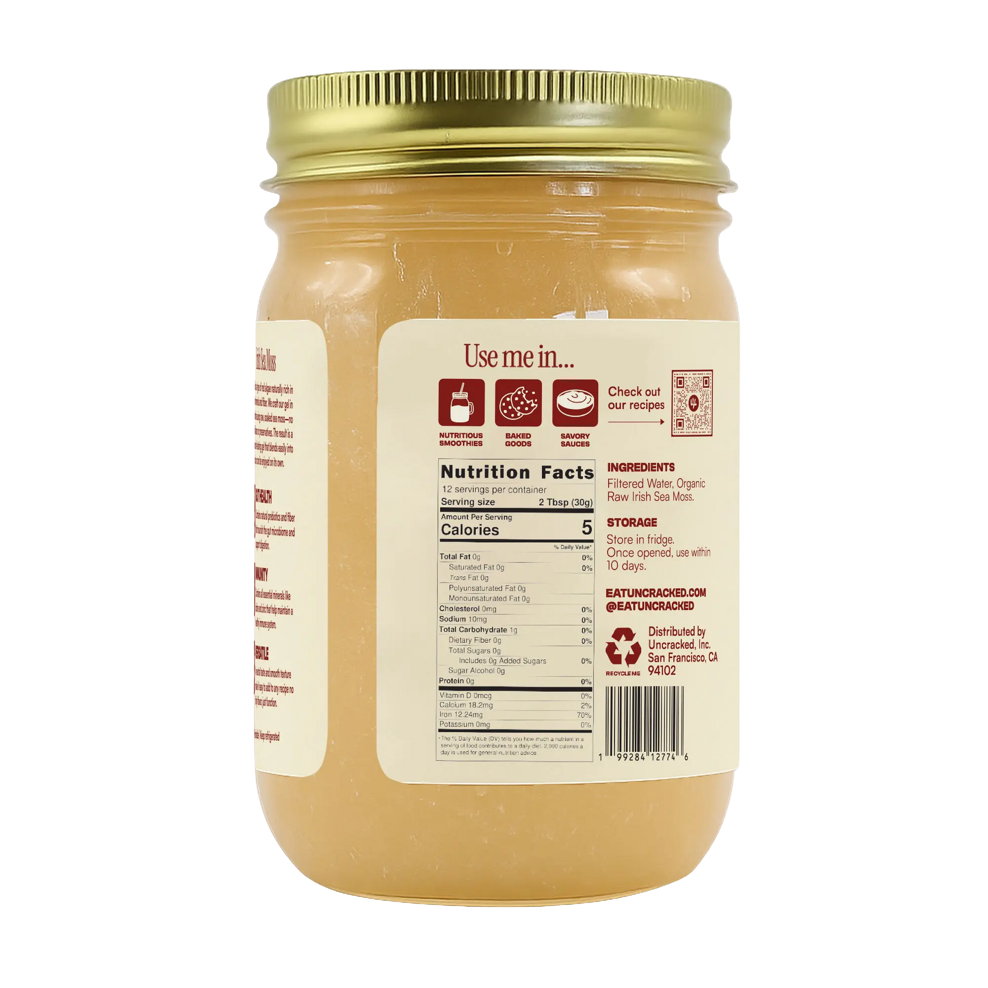 Pure Sea Moss Gel Uncracked