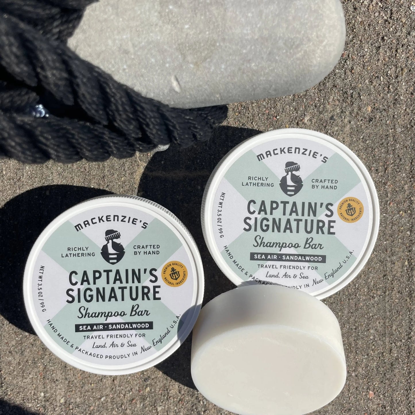 Captain's Signature Shampoo Bar 3.5 OZ (12 qty) MacKenzie's Fisherman