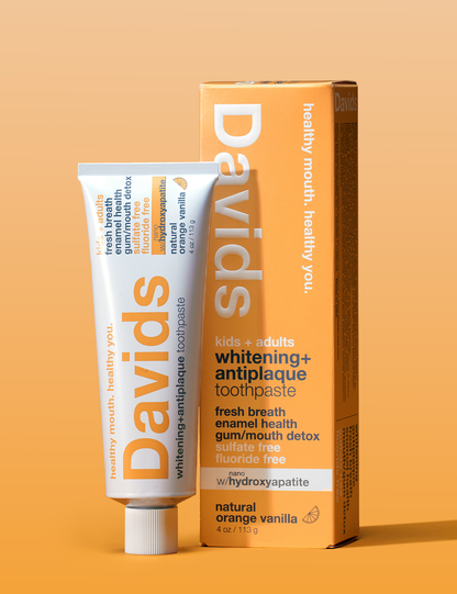 Davids kids + adults nano-hydroxyapatite / orange vanilla Davids Health Sciences, Inc