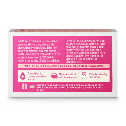 Gentle Blemish Control Facial Cleanser With Salicylic Acid BRIXY