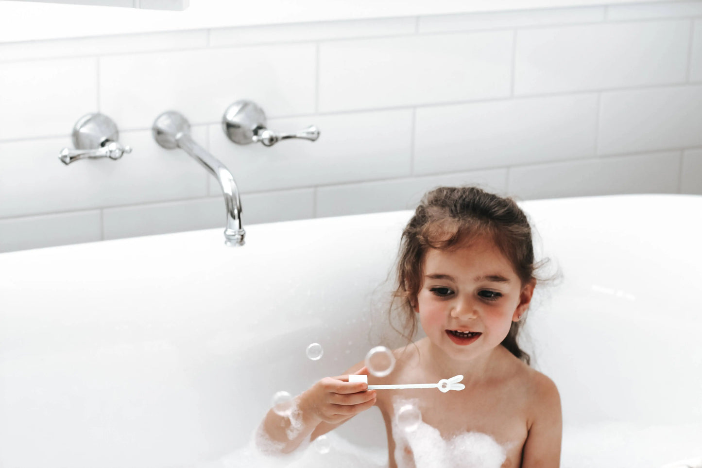 Jack N' Jill Bubble Bath with Bubble Wand - Natural 300mL