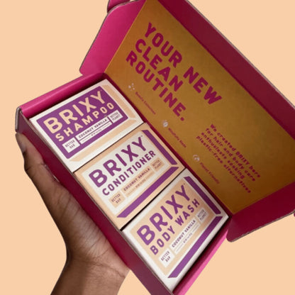 Hair & Body Gift Set - Coconut Vanilla BRIXY