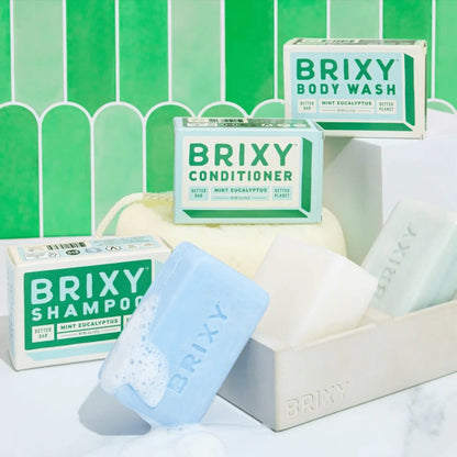 Hair & Body Gift Set - Mint Eucalyptus BRIXY
